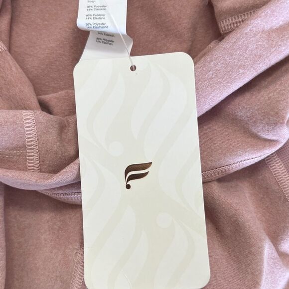 Fabletics On-The-Go PowerHold High-Waisted Rosebloom Heather Capri Leggings 0685 - Picture 12 of 15